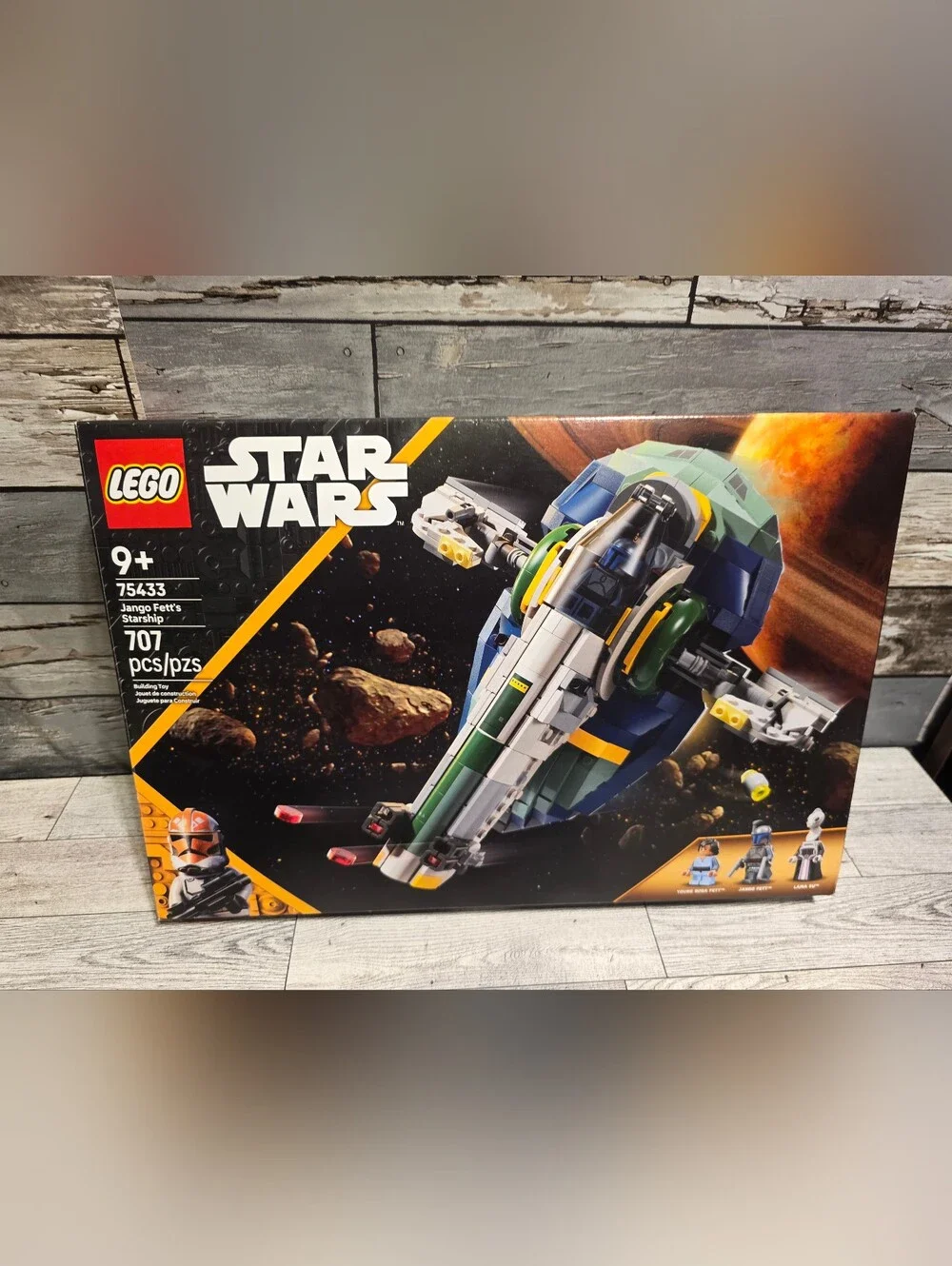 Lego Star Wars Jango Fett's Starfighter - Green, Blue, White
